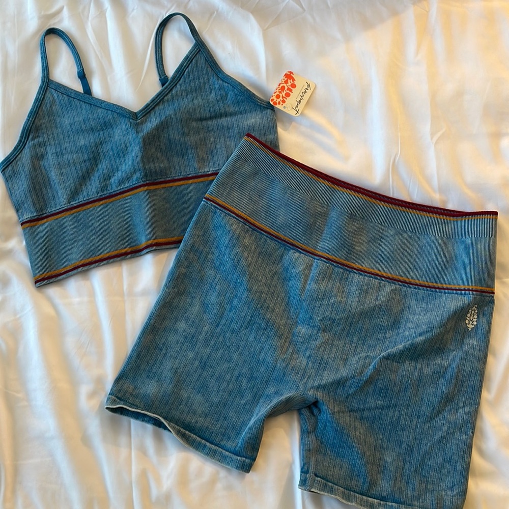 NWT Free people workout set